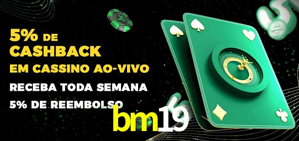 Promoções do cassino ao Vivo bm19